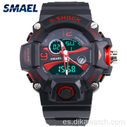 SMAEL Relojes deportivos para hombre Reloj militar de choque Moda